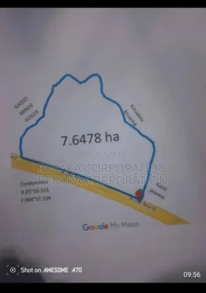 Parcelle De 7 Hectares en Vente en Bordure Du Bitume