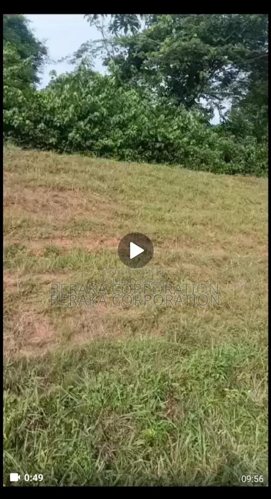 Parcelle De 7 Hectares en Vente en Bordure Du Bitume