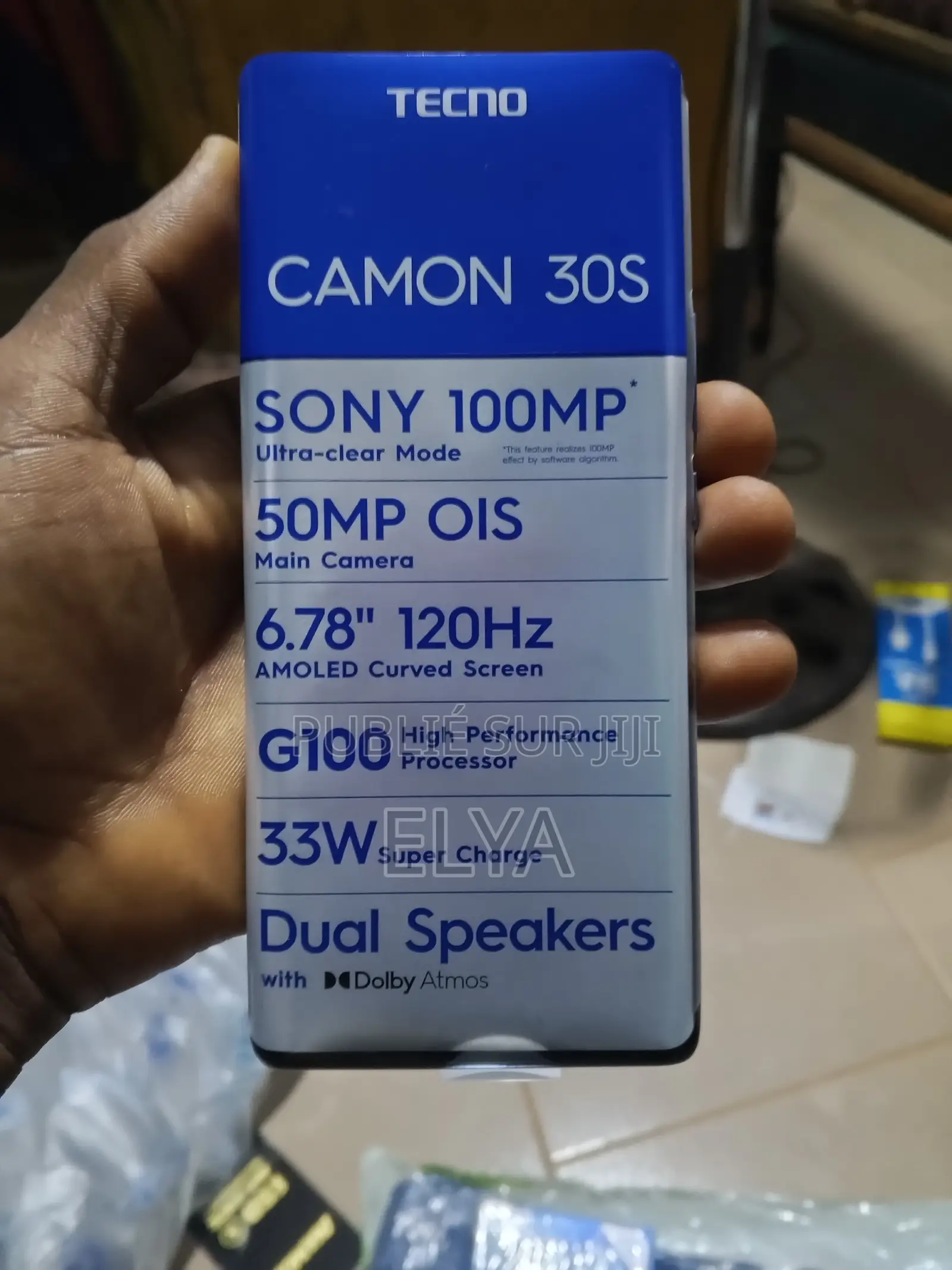 New Tecno Camon 30S 128 GB Bleu