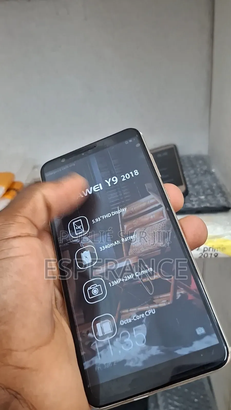 Huawei Y9 2018 128 GB Bleu