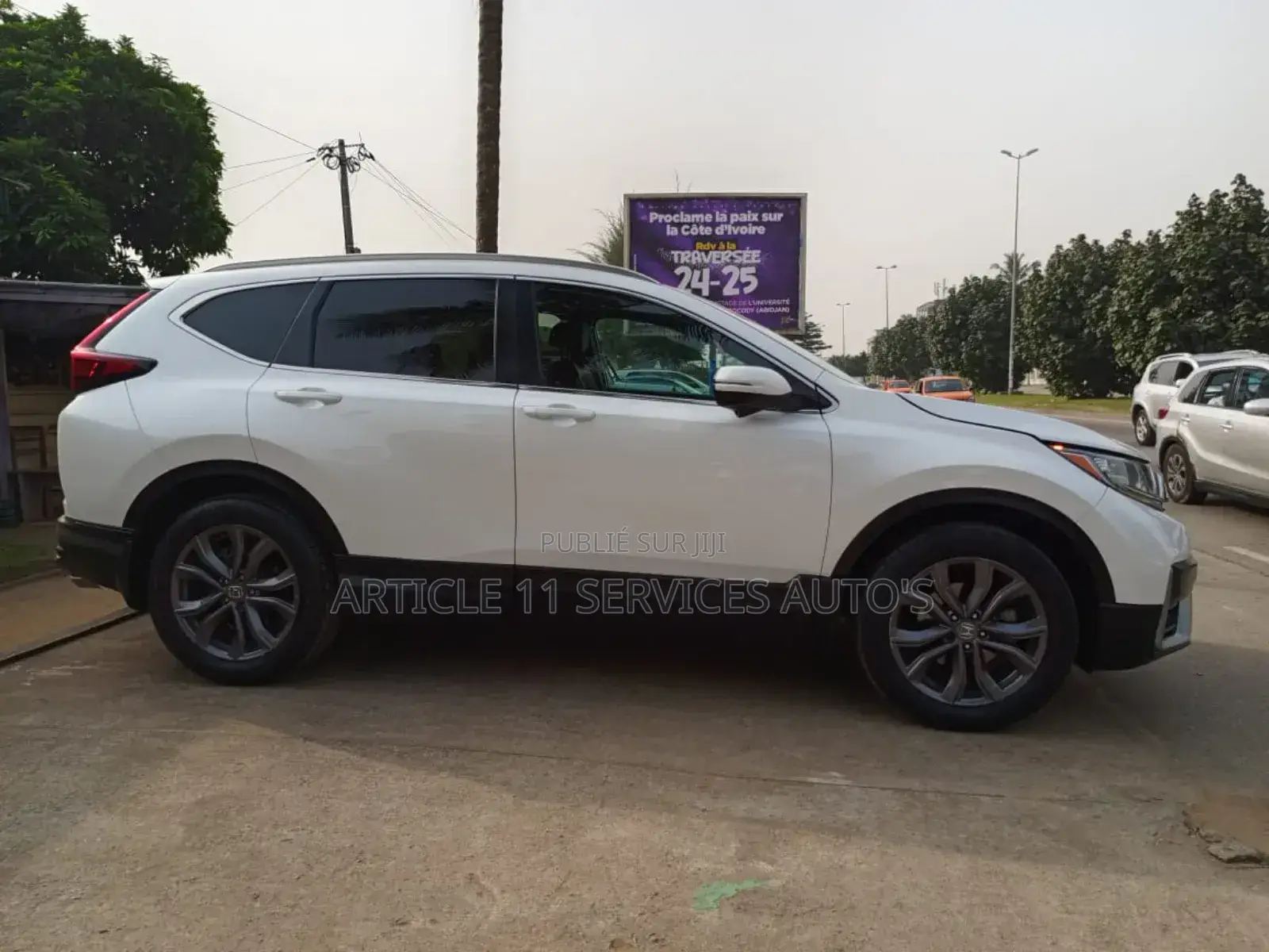 Honda CR-V EX AWD 2020 Blanc