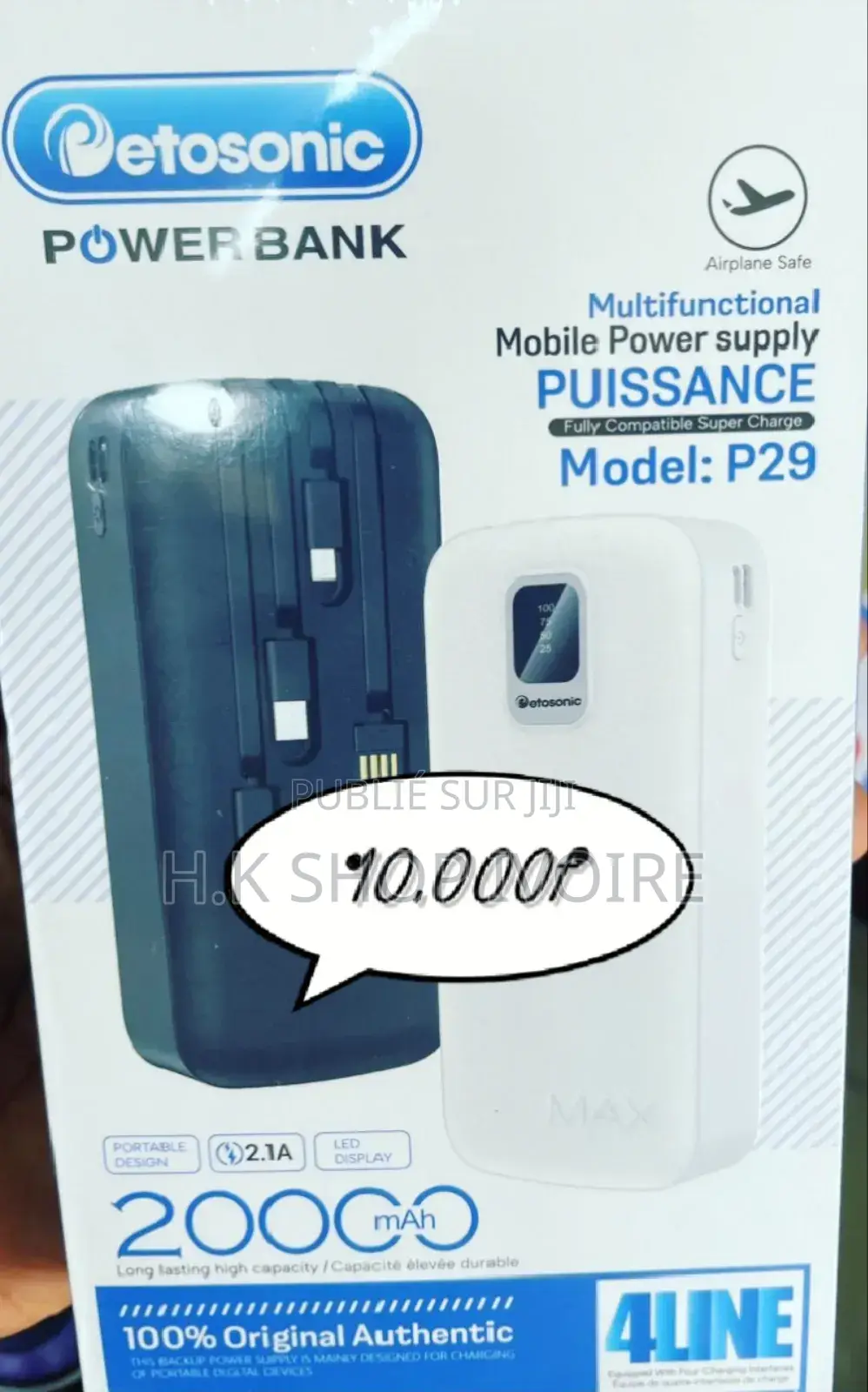 Tres Bon Power Bank Charge Rapide