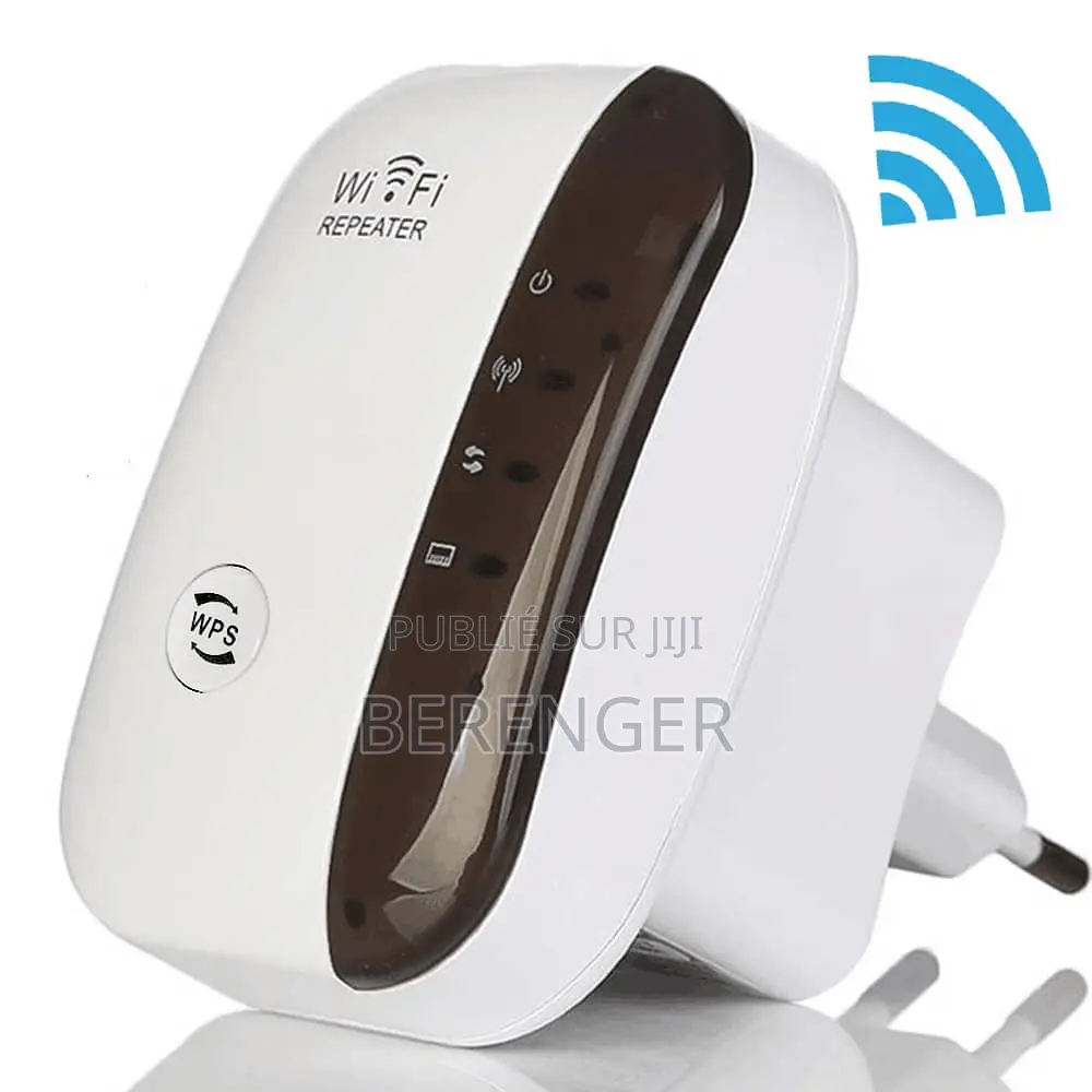 Répéteur Wlan Extender Wifi 300mbit/S 2.4ghz, Port Lan,100m De Portée
