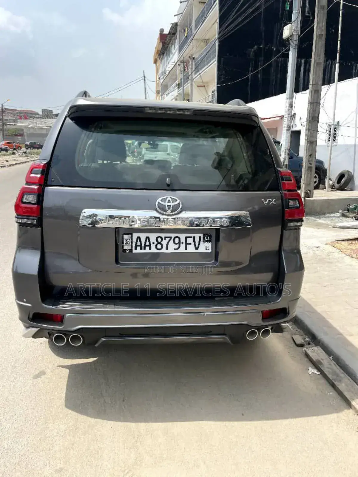 Toyota Land Cruiser 4.0 V6 EXR 2020 Gris