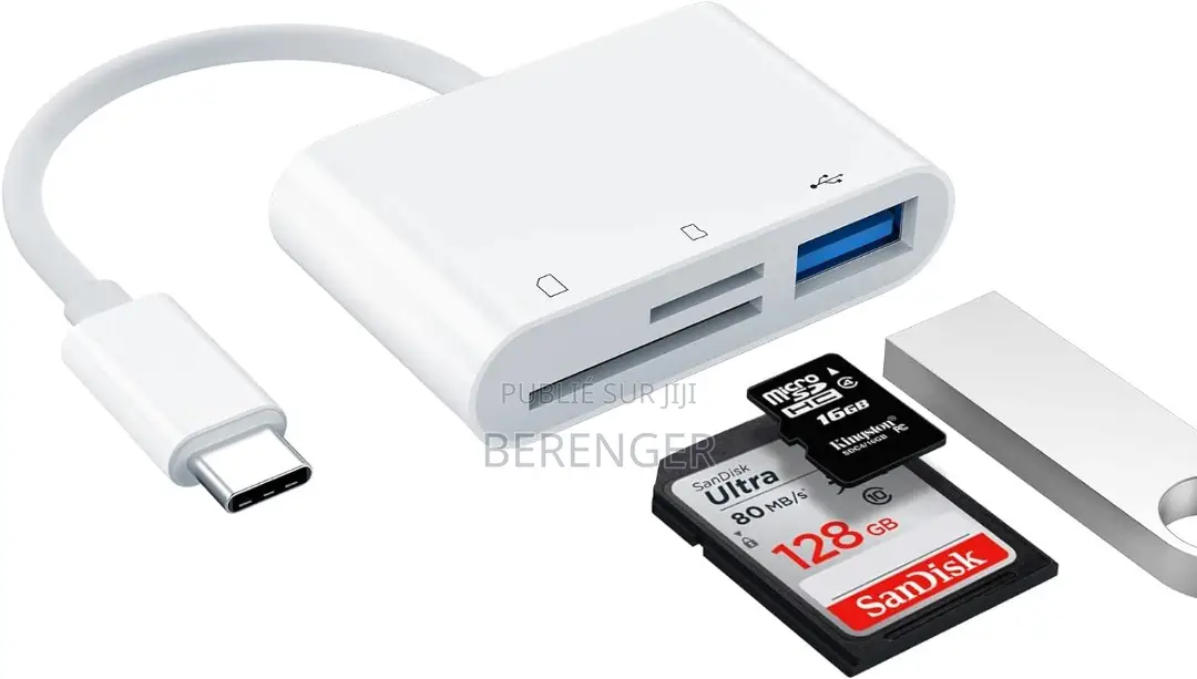 Adaptateur Lecteur De Carte Sd Usb 3.0 Type C Micro Sd Tf