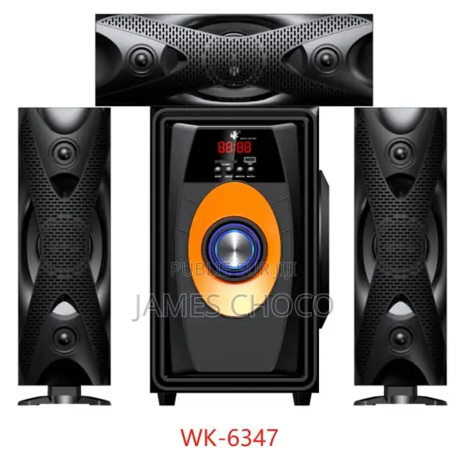 Mini Chaine 3 Baffes 1 Woofer 3.1 - USB - Bluetooth