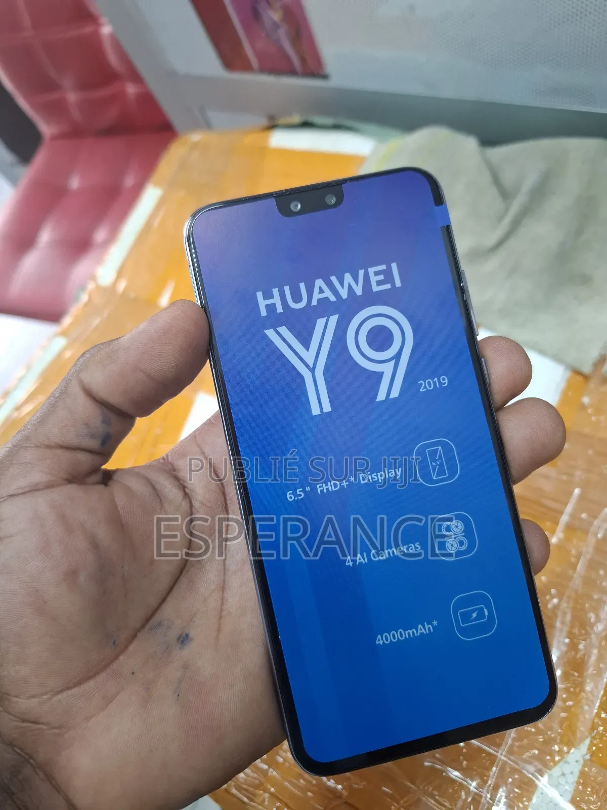 Huawei Y9 2019 Dual SIM 128 GB Bleu