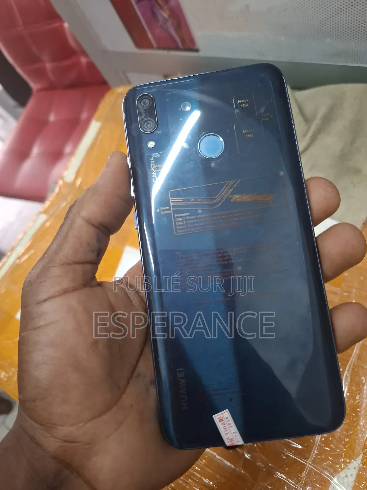 Huawei Y9 2019 Dual SIM 128 GB Bleu