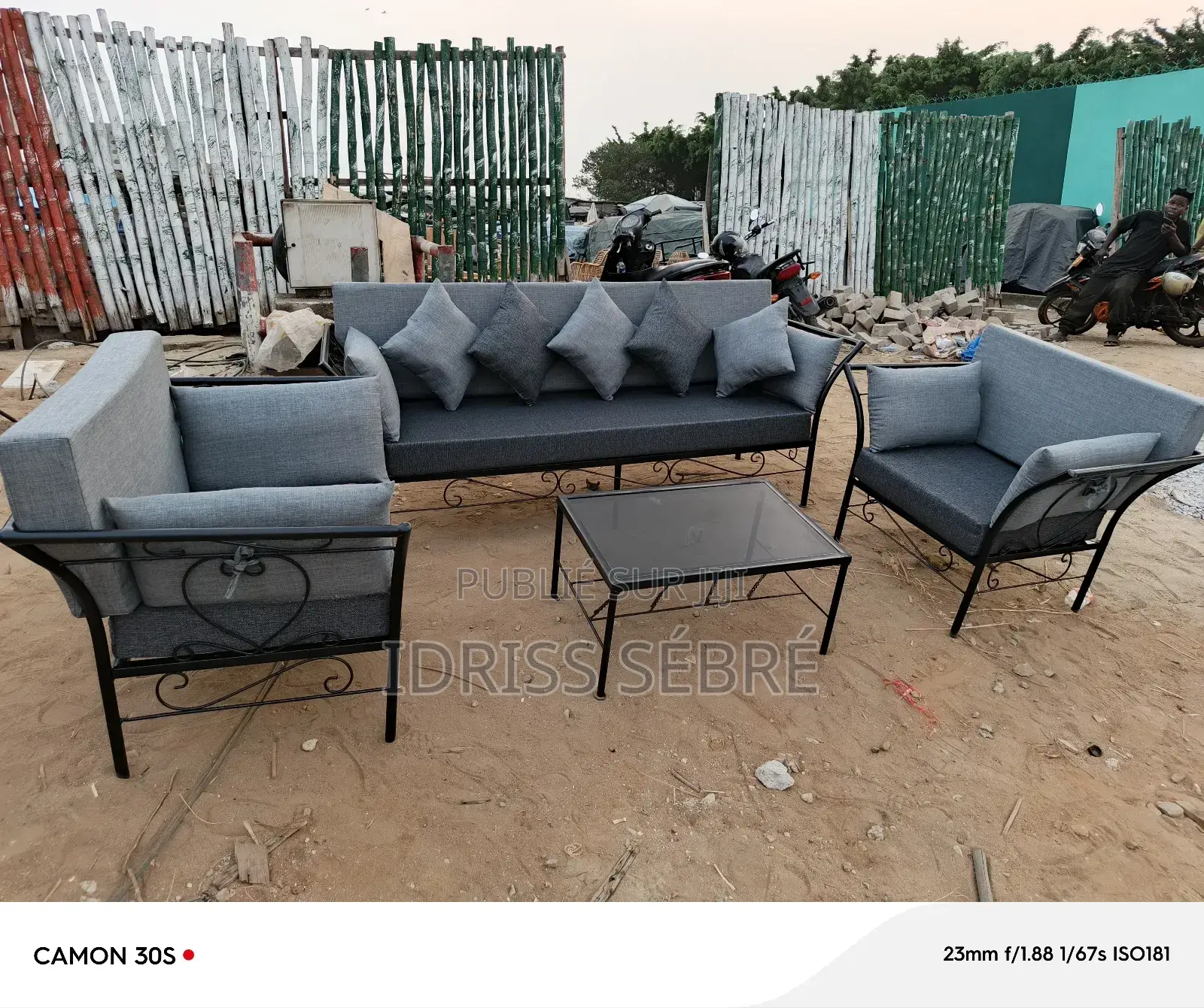 Fauteuil en Fer Forgé