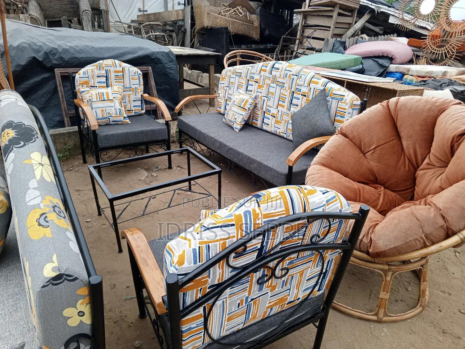 Fauteuil en Fer Forgé
