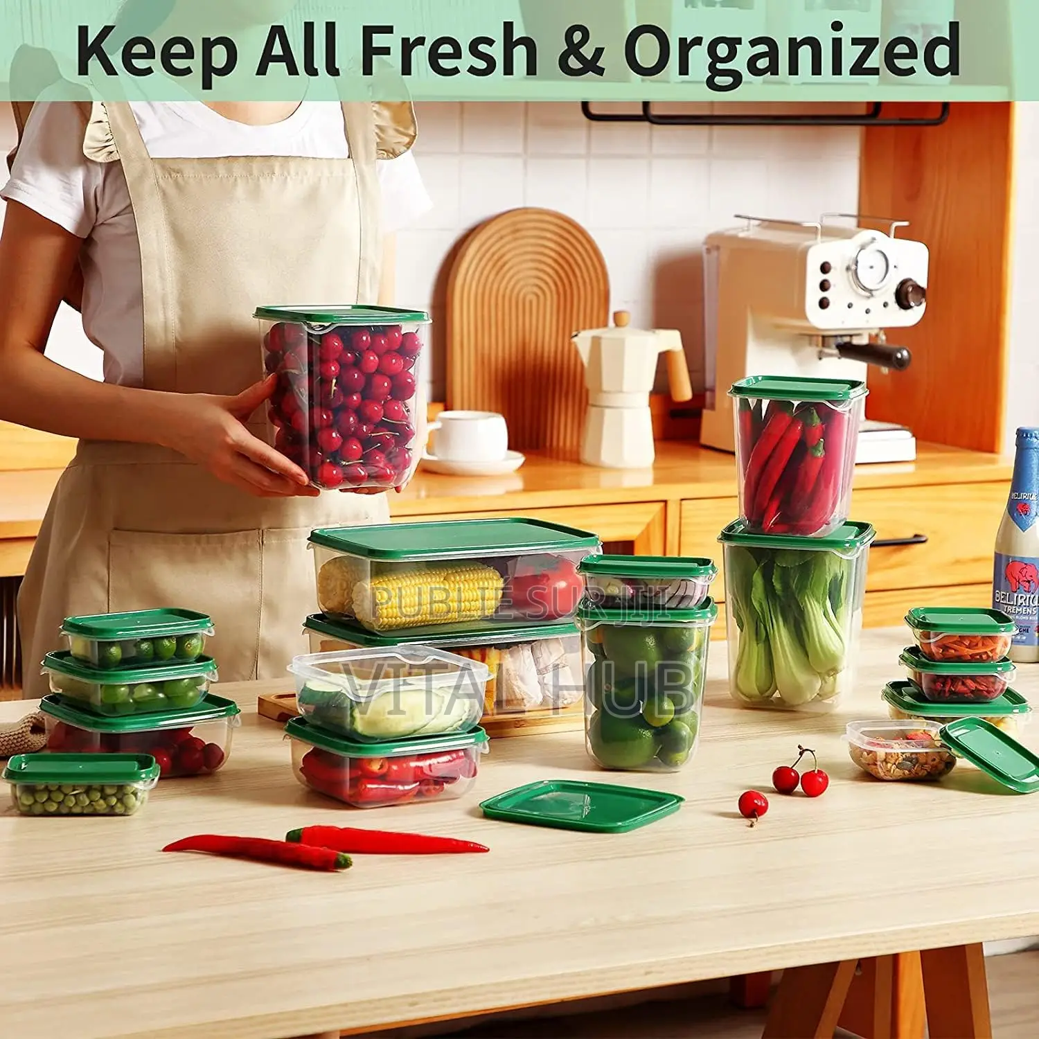 17 Pièces Récipients De Stockage De Nourriture