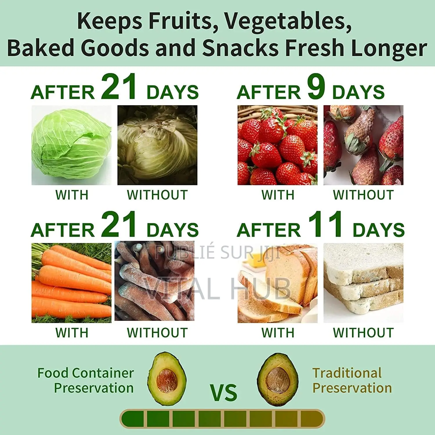 17 Pièces Récipients De Stockage De Nourriture