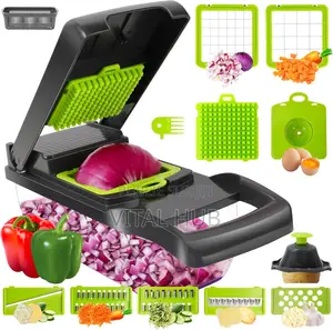 Photo - Coupe-légumes Multifonctionnel 12 Pièces