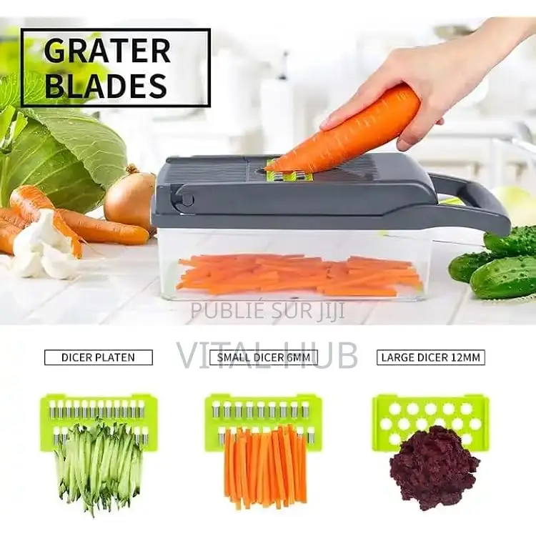 Coupe-légumes Multifonctionnel 12 Pièces