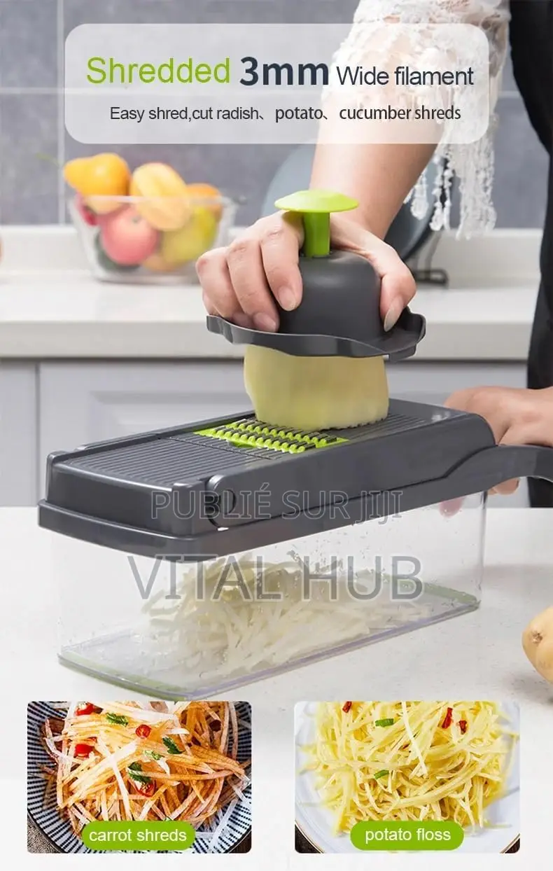 Coupe-légumes Multifonctionnel 12 Pièces