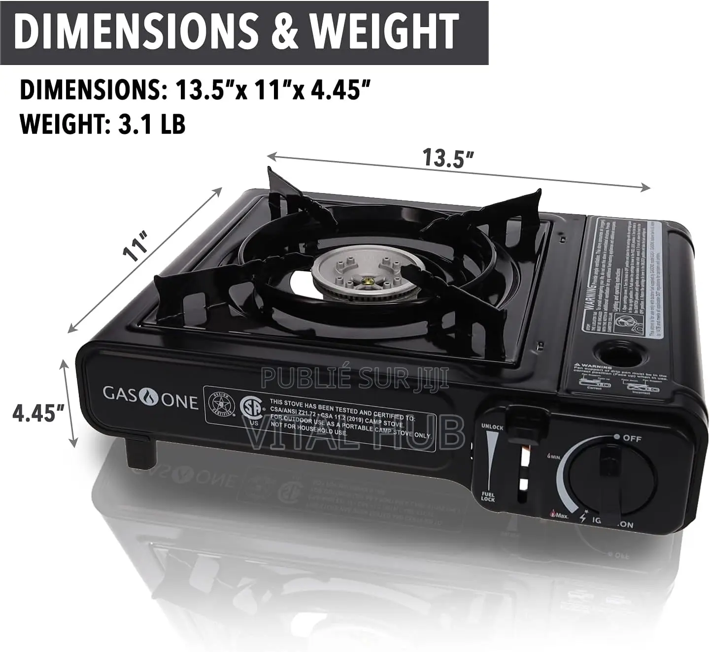 Réchaud À Gaz Portable / Réchaud De Camping