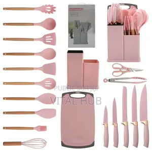 Ensemble d'Ustensiles De Cuisine en Silicone