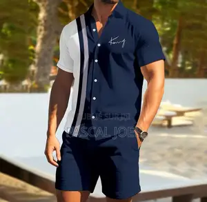 Ensemble Chemise À Manches Courtes Et Short Athlétique