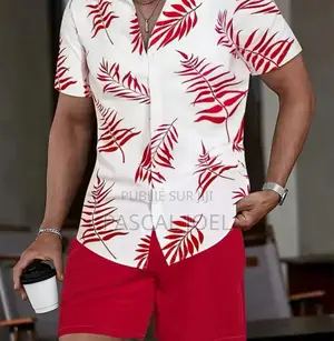 Ensemble Chemise À Manches Courtes Et Short Athlétique