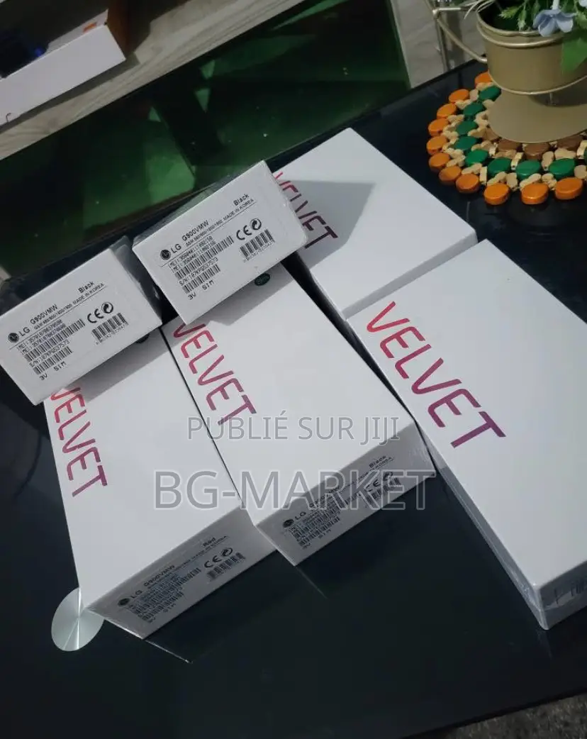 New LG Velvet 5G 128 GB Noir