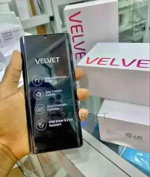 New LG Velvet 5G 128 GB Noir