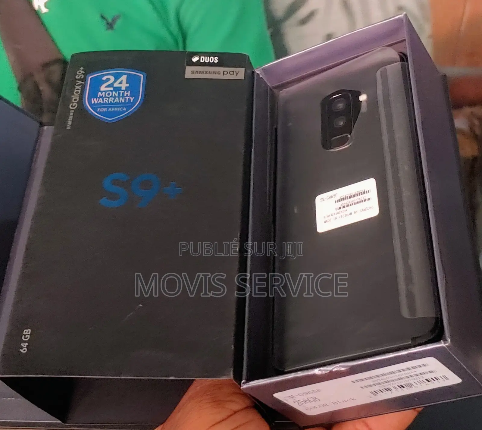 New Samsung Galaxy S9 Plus 256 GB Noir