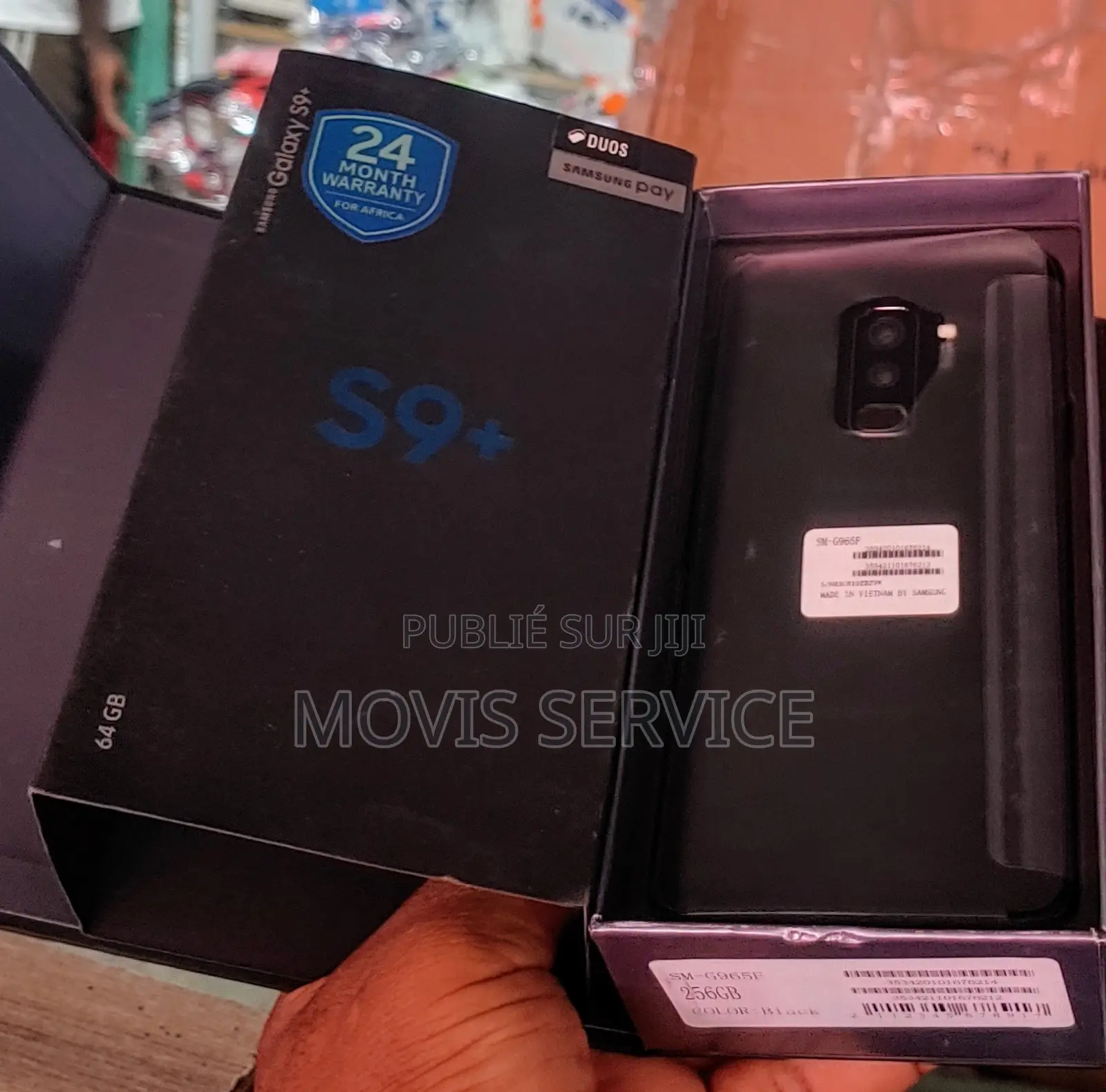 New Samsung Galaxy S9 Plus 256 GB Noir