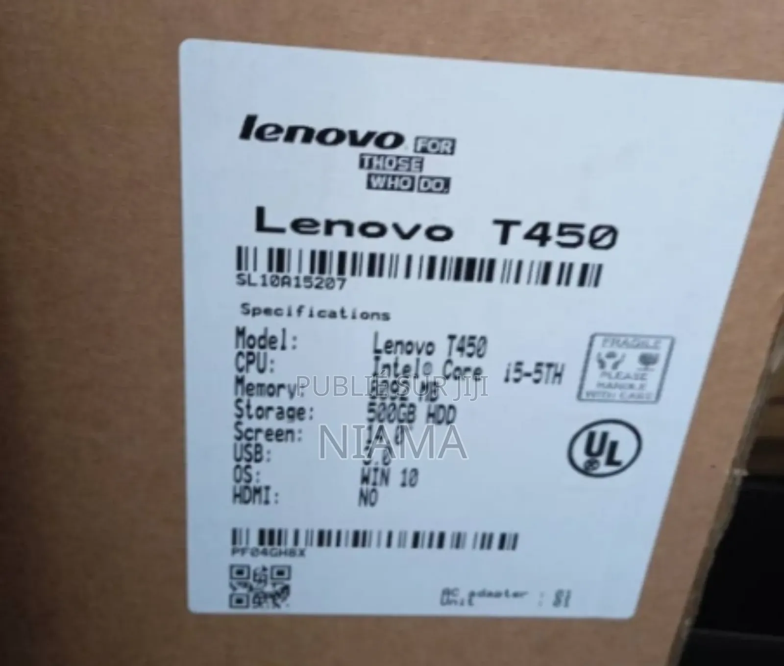 New Lenovo ThinkPad T450 8GB Intel Core I5 HDD 500GB