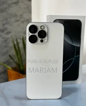 New Apple iPhone 16 Pro Max 256 GB Blanc