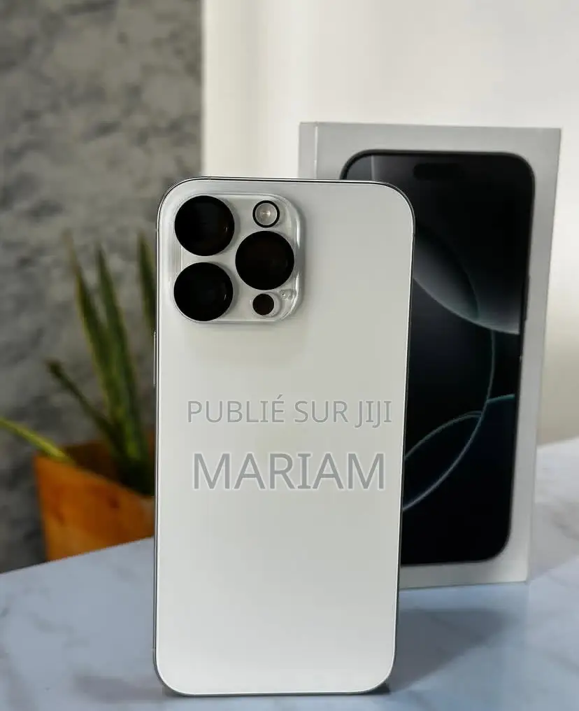 New Apple iPhone 16 Pro Max 256 GB Blanc