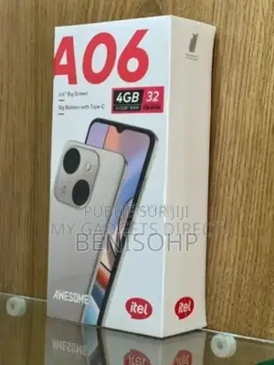 New Itel A06 32 GB Blanc