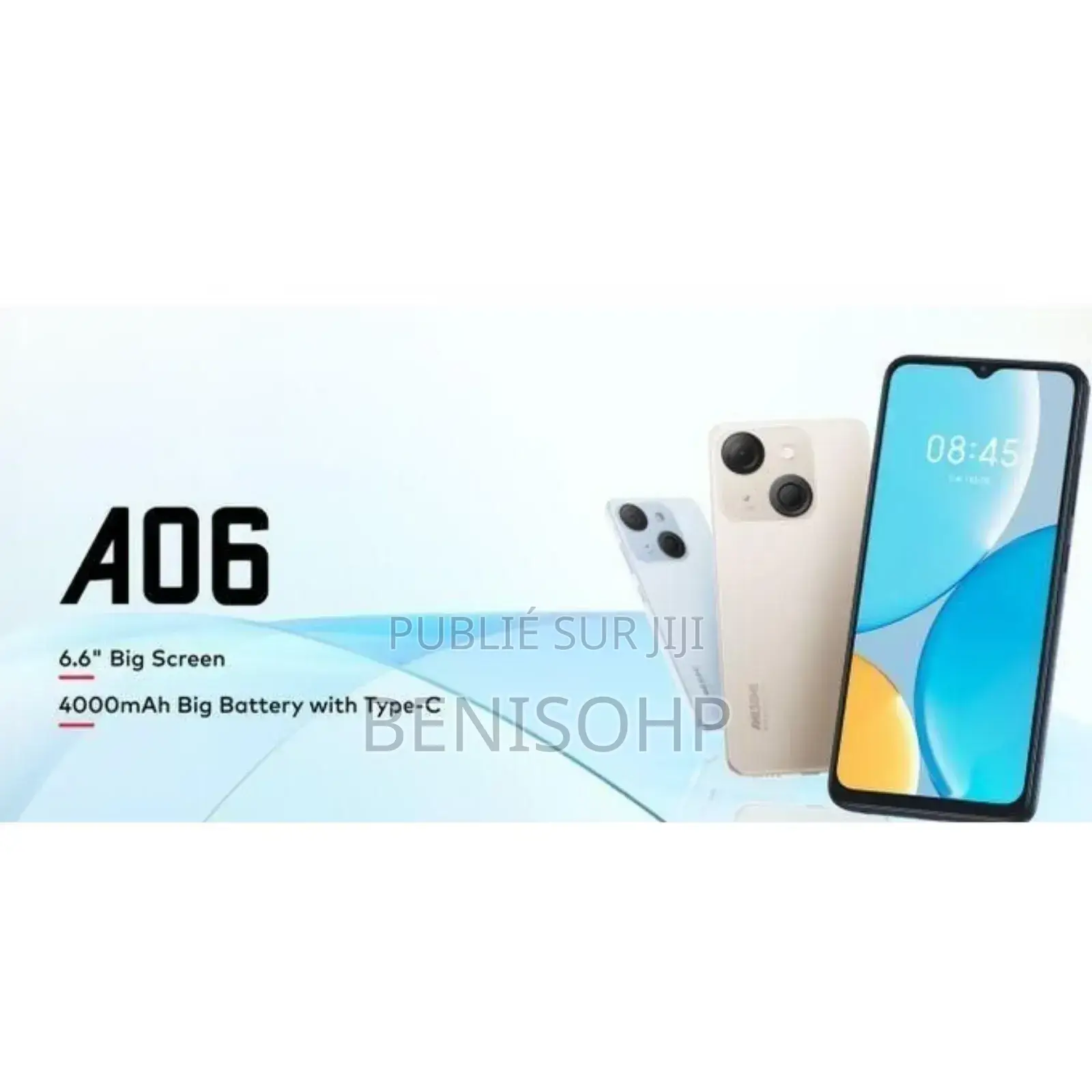 New Itel A06 32 GB Blanc