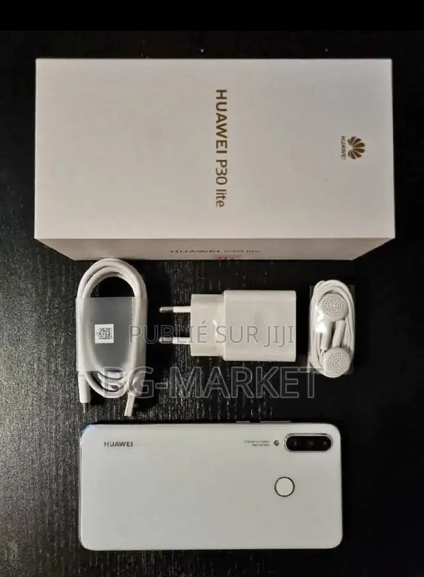 Smartphone HUAWEI P30 Lite 128 Go – Blanc, écran 6.15", Android Neuf Sous Blister