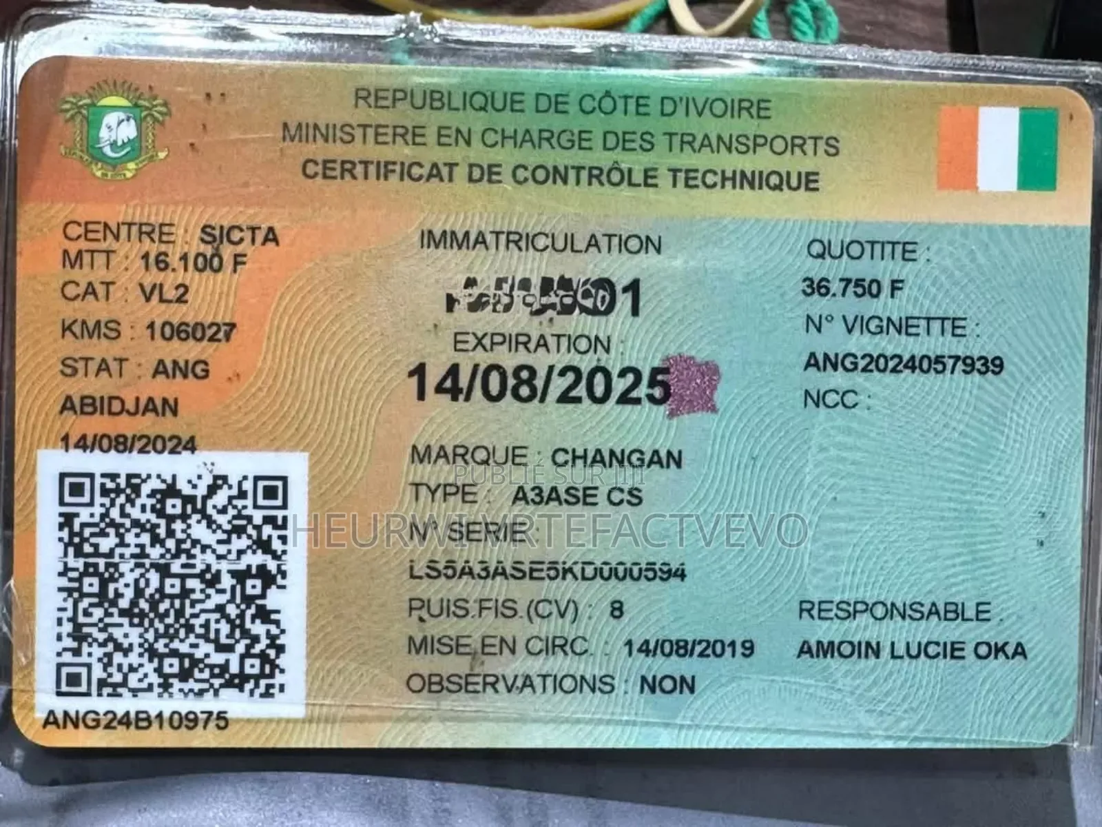 Changan CS35 2019 Noir