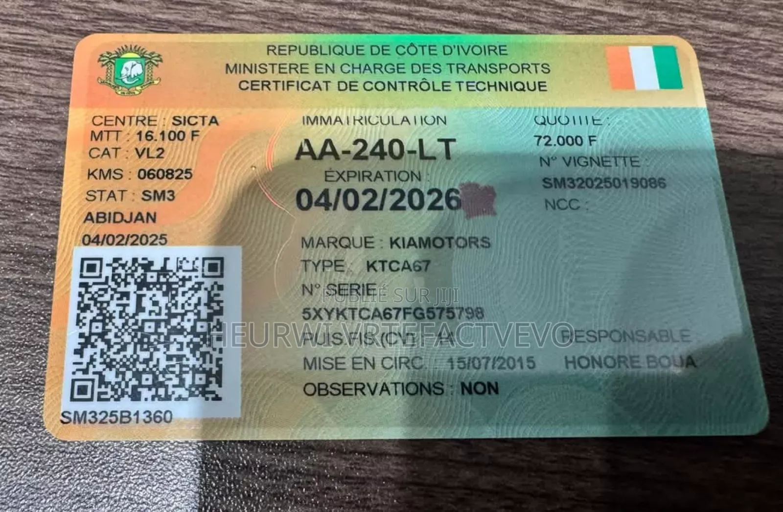 Kia Sorento EX 4dr SUV (3.3L 6cyl 6A) 2015 Gris