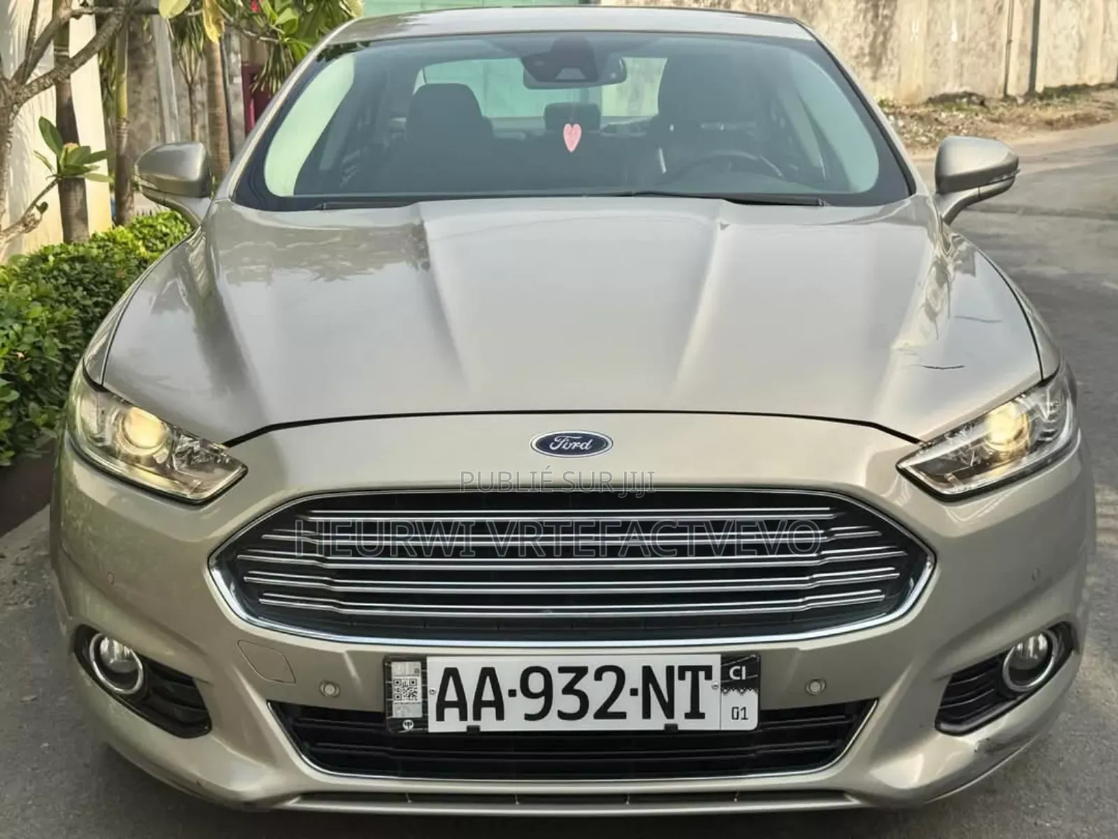Ford Fusion S FWD 2017 Marron