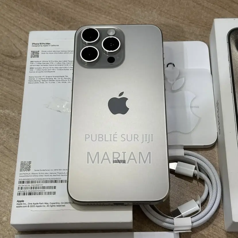 New Apple iPhone 15 Pro Max 256 GB Autre