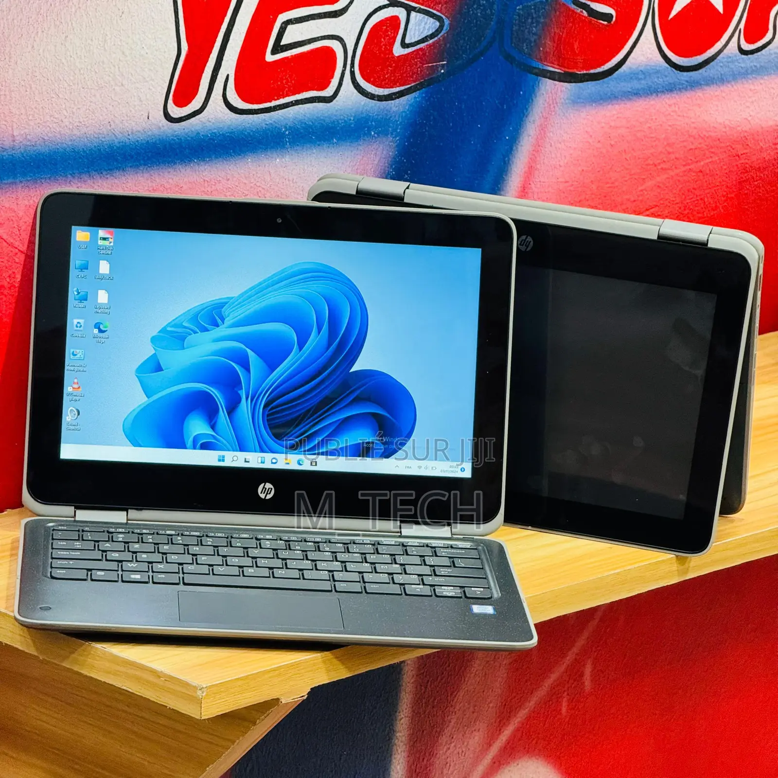 New Ordinateur Portable HP ProBook 11 X360 8GB Intel Core I3 SSD 128GB