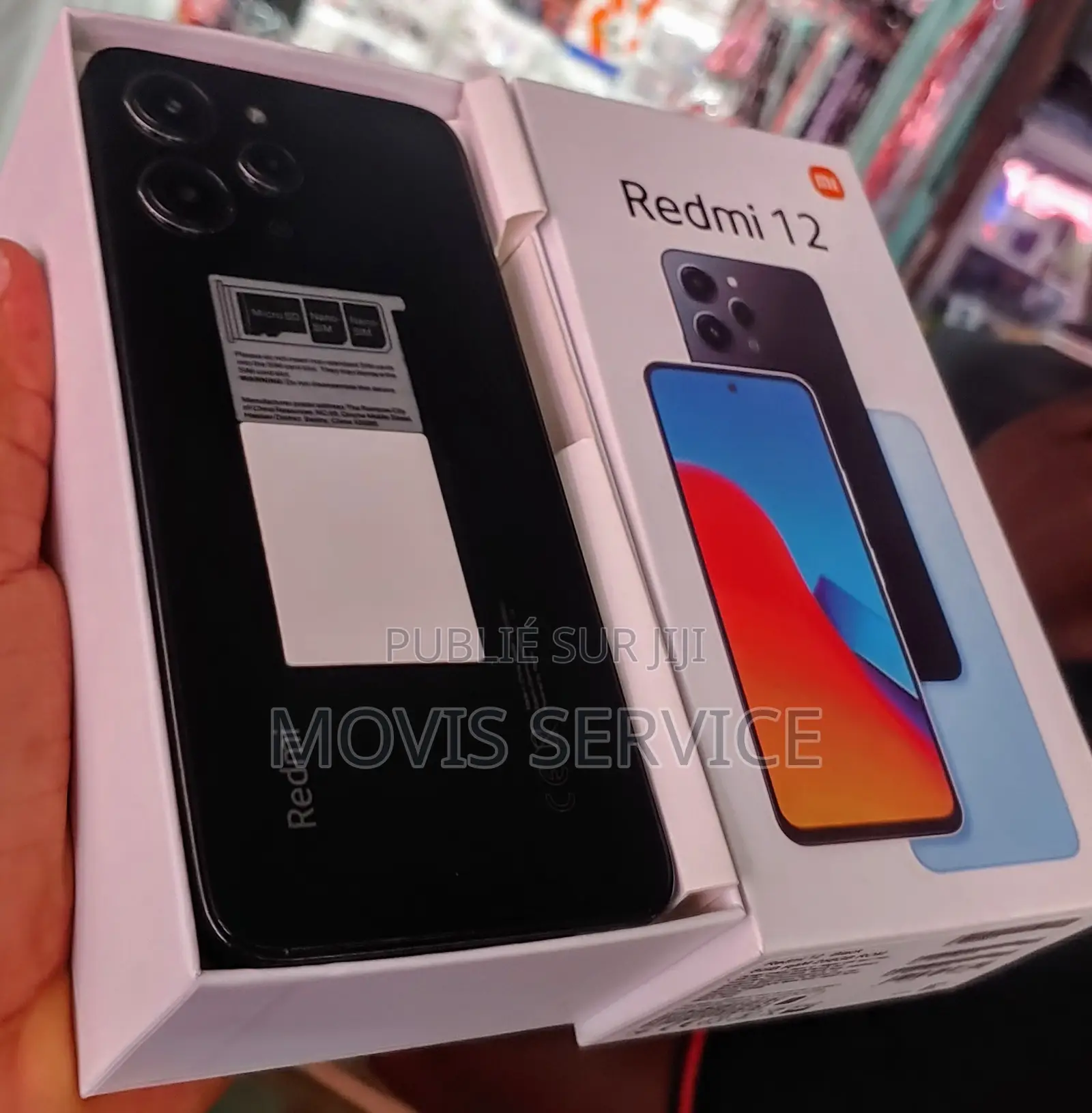 New Xiaomi Redmi 12 256 GB Noir