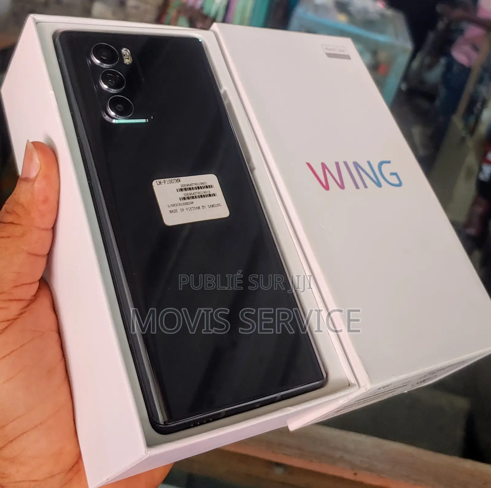 New LG Wing 5G 256 GB Gris