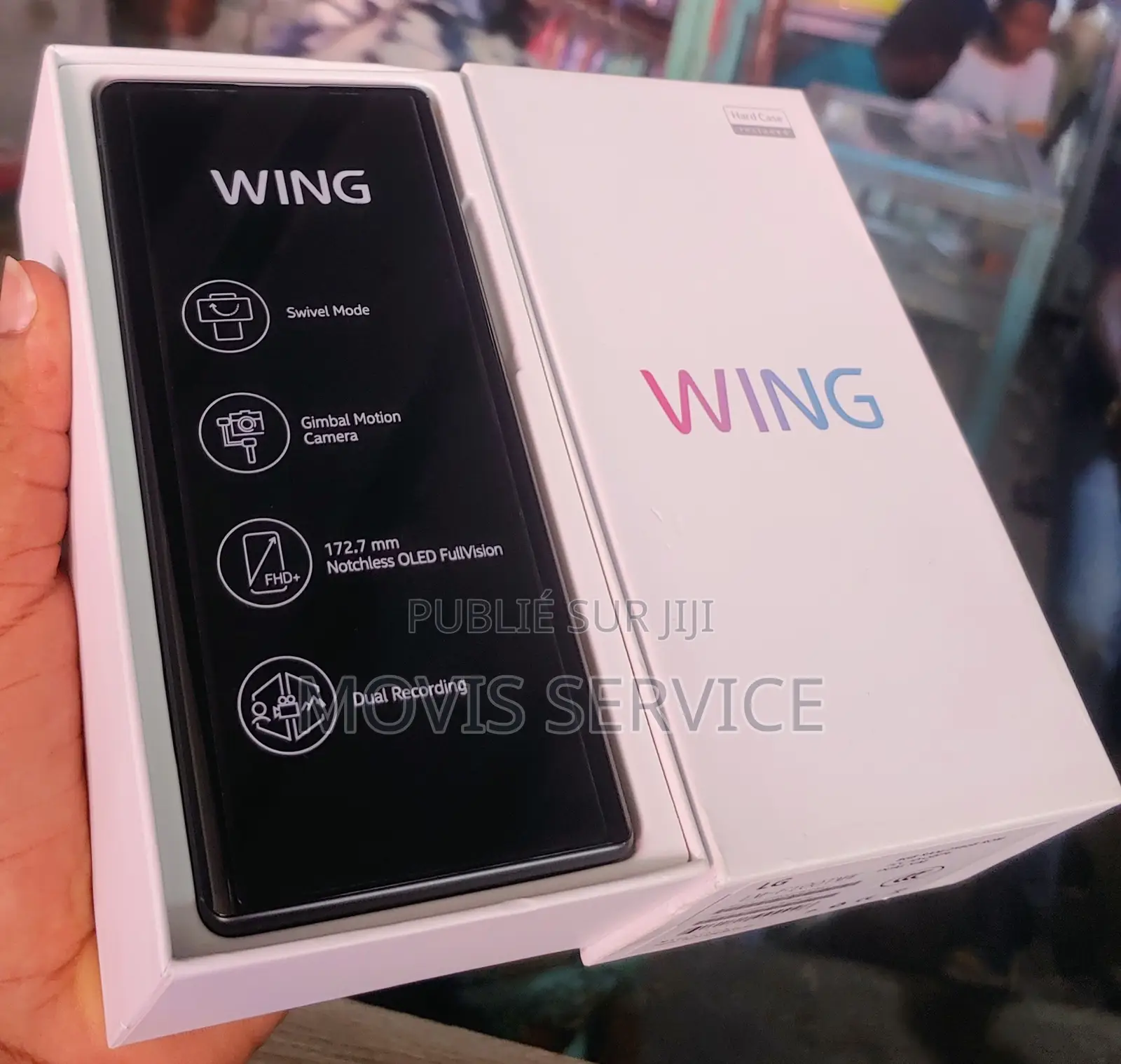 New LG Wing 5G 256 GB Gris