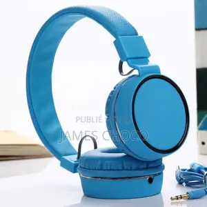 Photo - Casque Audio Bluetooth Sans Fil SH10 _ Bleu