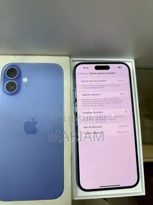 New Apple iPhone 16 Plus 128 GB Bleu