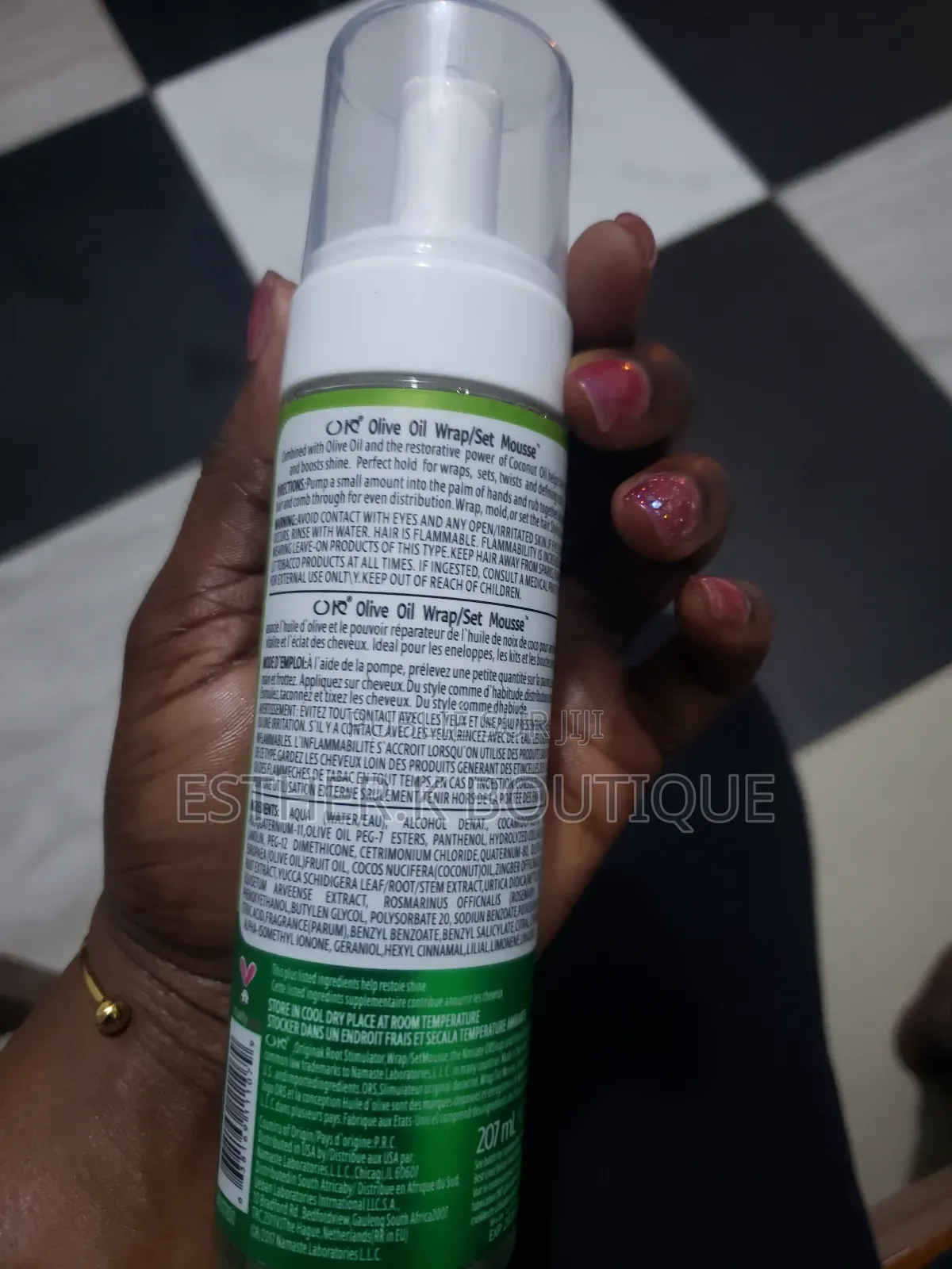 Mousse Coiffante Enrichie a l'Huile d'Olive Original