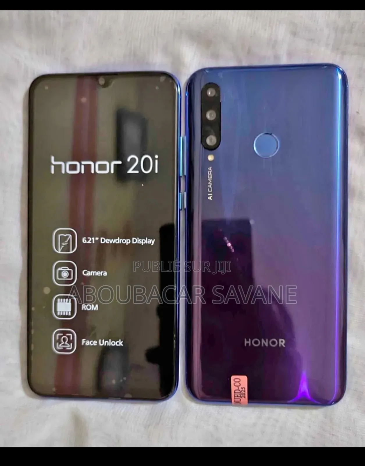 New Huawei Honor 20i 128 GB Bleu