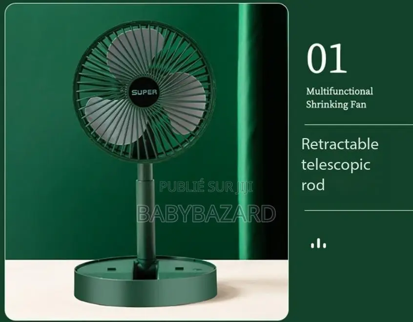 Mini Ventilateur Pliant Rechargeable