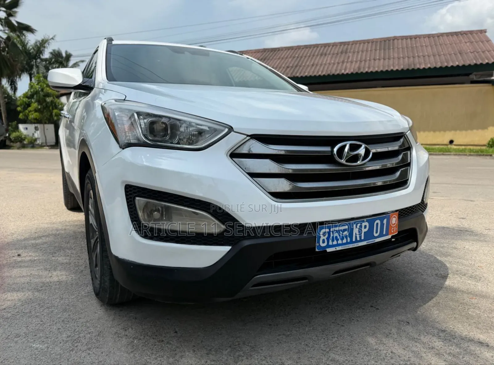 Hyundai Santa Fe 2016 Blanc
