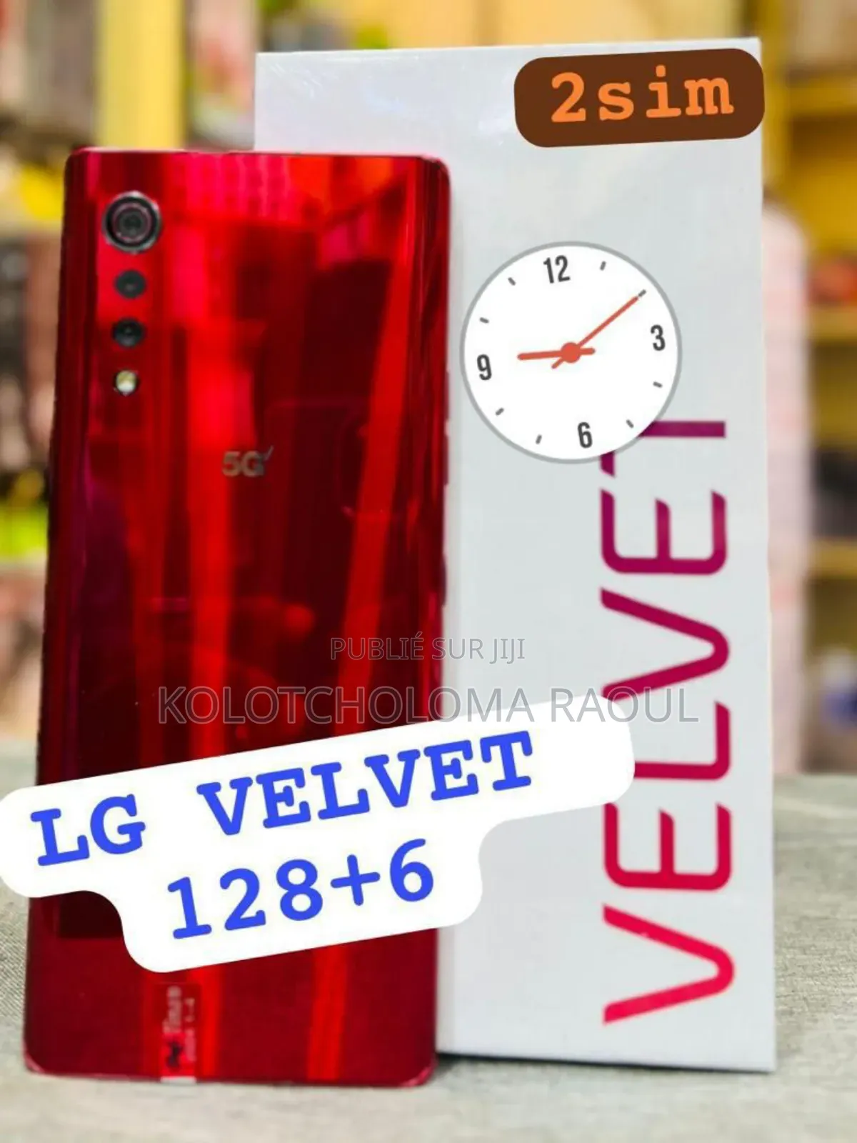 Neuf LG Velvet 5G 128 GB Noir