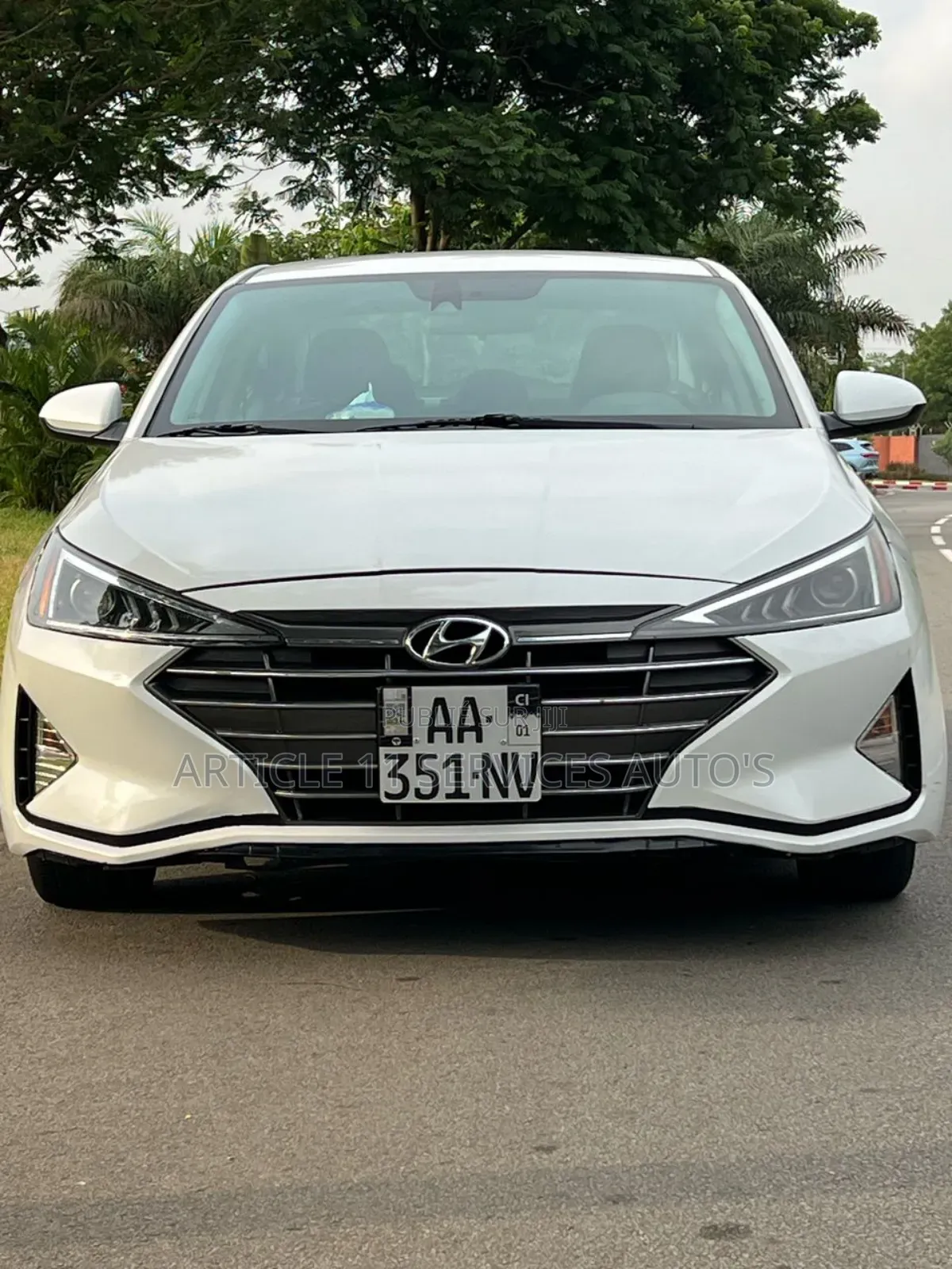 Hyundai Elantra Limited 2020 Blanc