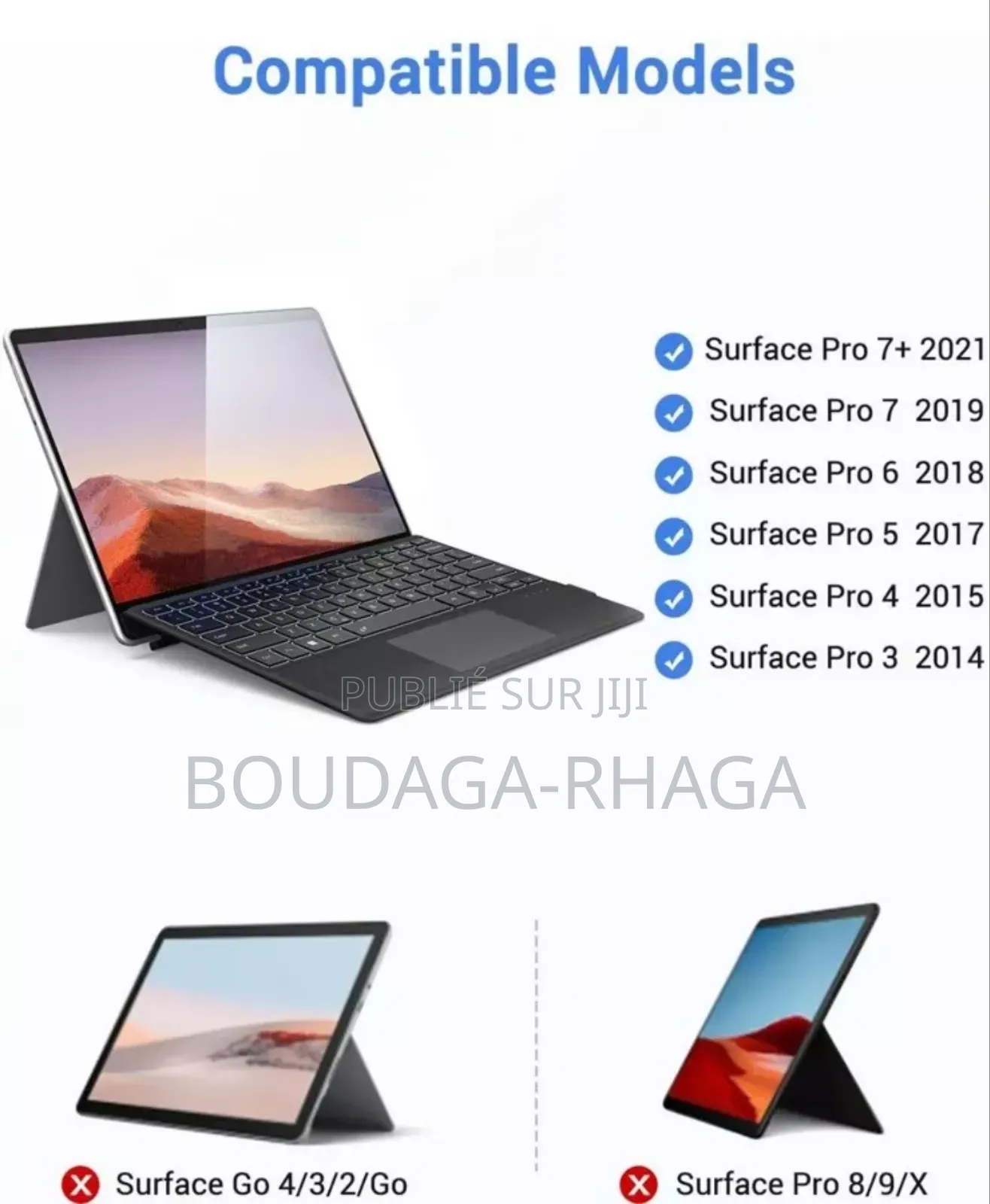 Clavier Erkovia Surface, Sans Fil Bluetooth